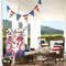4th of July Garden Flags for Outside, Patriotic Flamingo Yard Decoration, Small Seasonal Outdoor Decor for Summer Independence Day, Memorial Day,Veteran's Day Farmhouse Holiday,12x18 Inch Double Sided